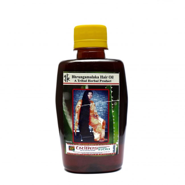 Brungamalaka Hair Oil – 200ml | Herbal Ayurvedic Oil for Hair Growth & Scalp Health | Tribes India