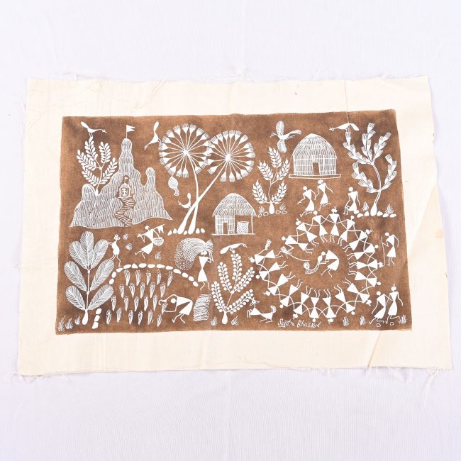 Warli Cloth Painting