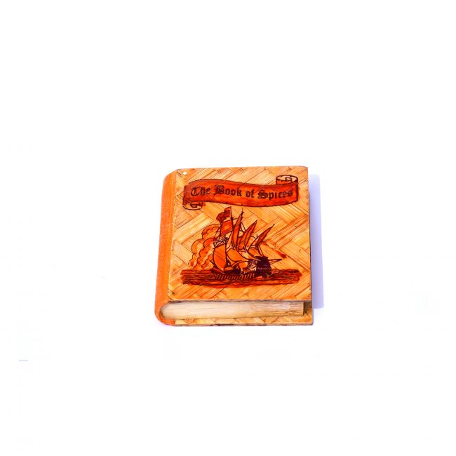 Hancrafted Brown Bamboo Spice Box