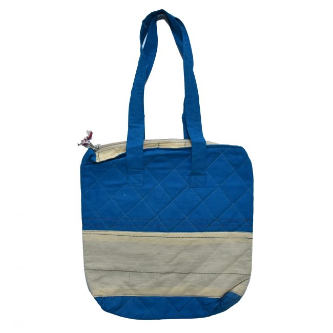 Handcrafted Cotton Navy Blue Jhola Bag