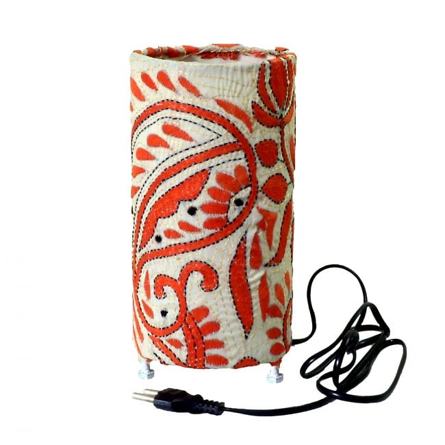 Cylinder Kantha Lamp Stand