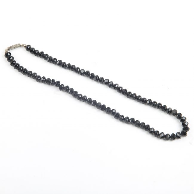 Handcrafted Black Crystal Mala For Women