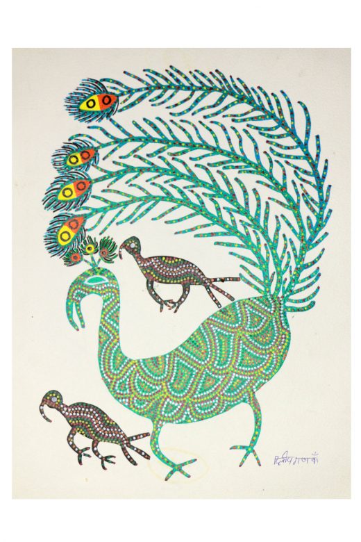 Bhil Paper Multicolor Standard Size Painting