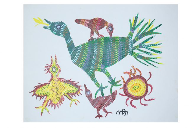 Bhil Paper Multicolor Standard Size Painting