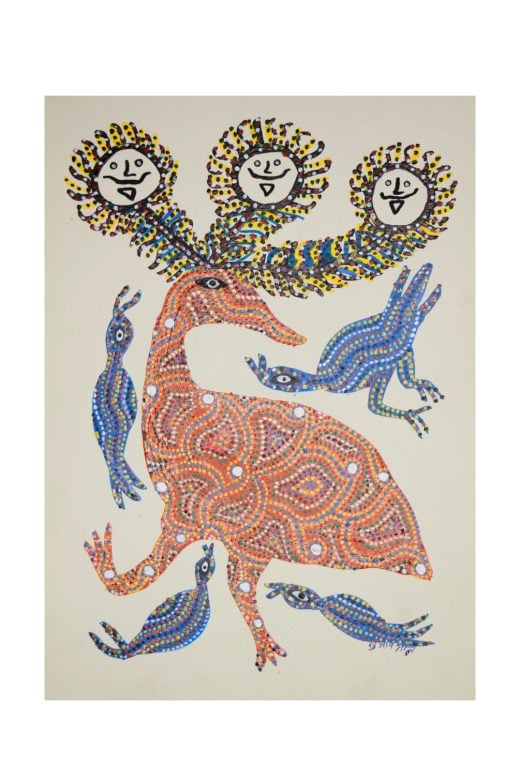 Bhil Paper Multicolor Standard Size Painting