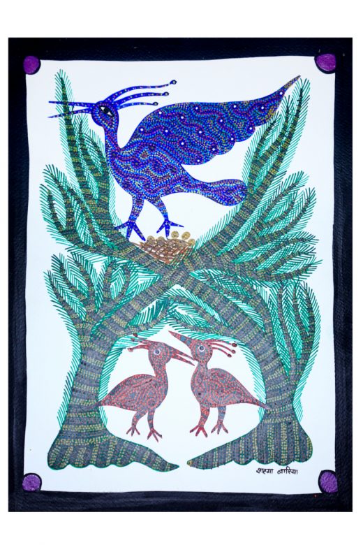 Handmade Multicolor Gond Paper Painting