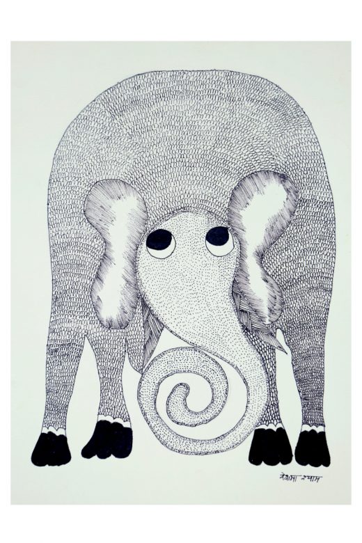 Gond Paper Multicolor Standard Size Painting