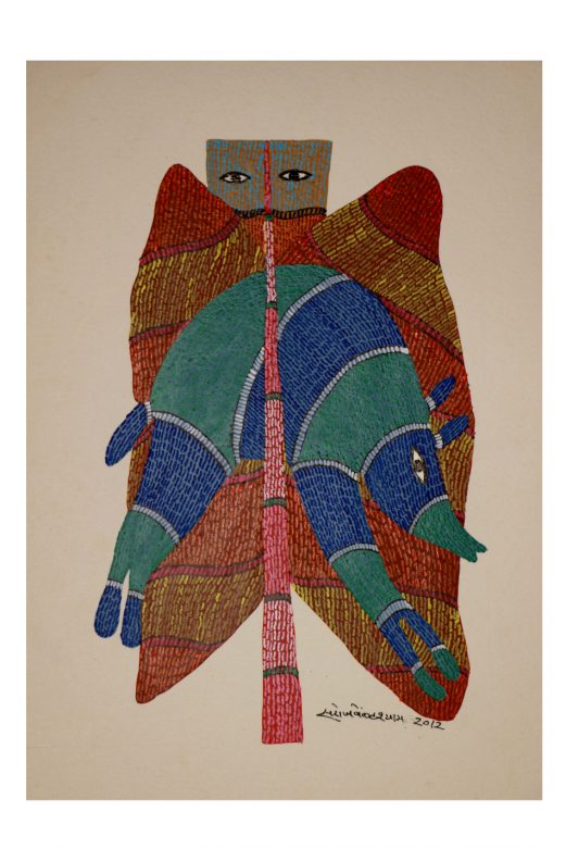 Gond Paper Multicolor Standard Size Painting