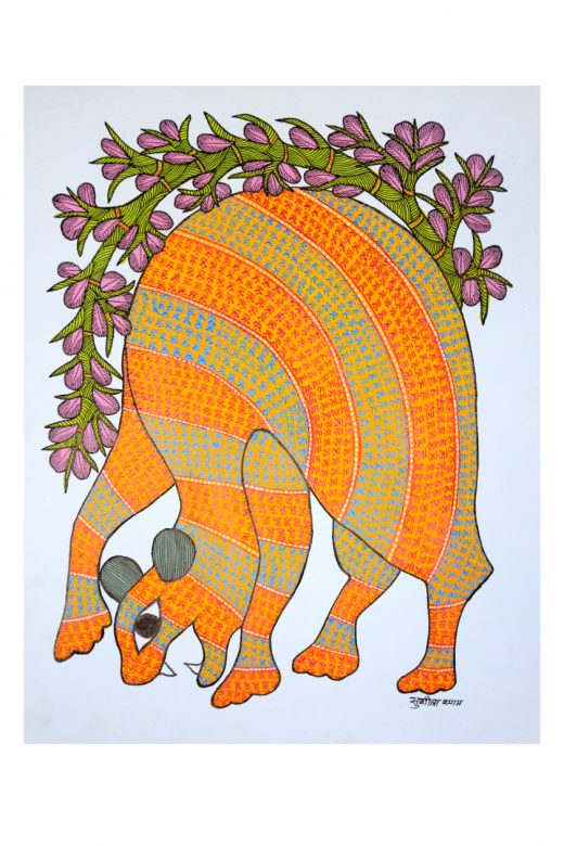 Handmade Multicolor Gond Paper Painting