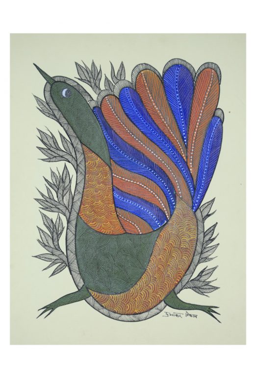 Handcrafted Multicolor Gond Paper Painting