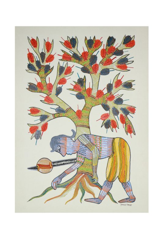 Handcrafted Multicolor Gond Paper Painting