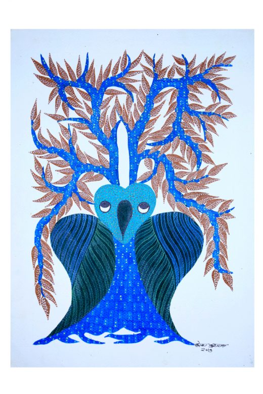 Handcrafted Multicolor Gond Paper Painting