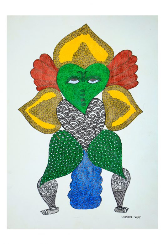 Handcrafted Multicolor Gond Paper Painting