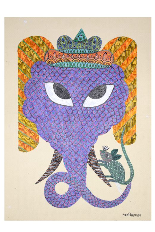 Handcrafted Multicolor Gond Paper Painting