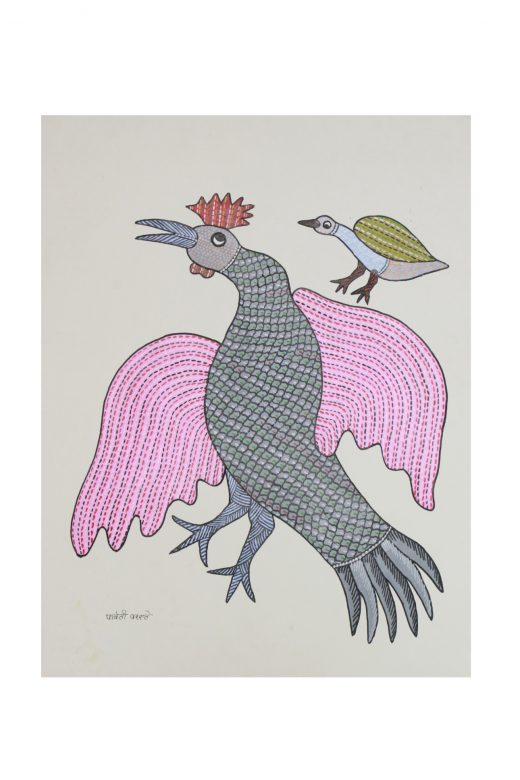 Handmade Multicolor Gond Paper Painting