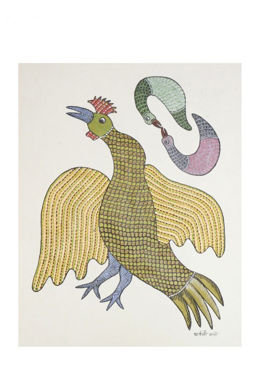 Handmade Multicolor Gond Paper Painting