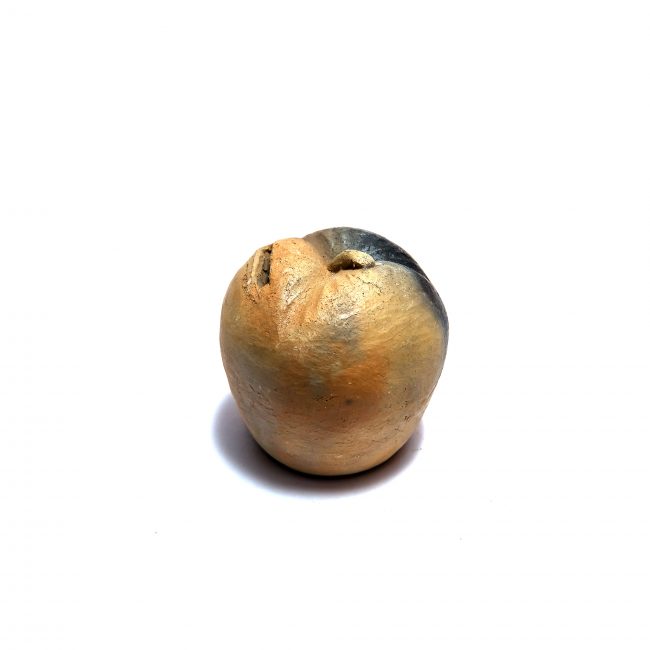 Handcrafted Brown Apple Coin Box