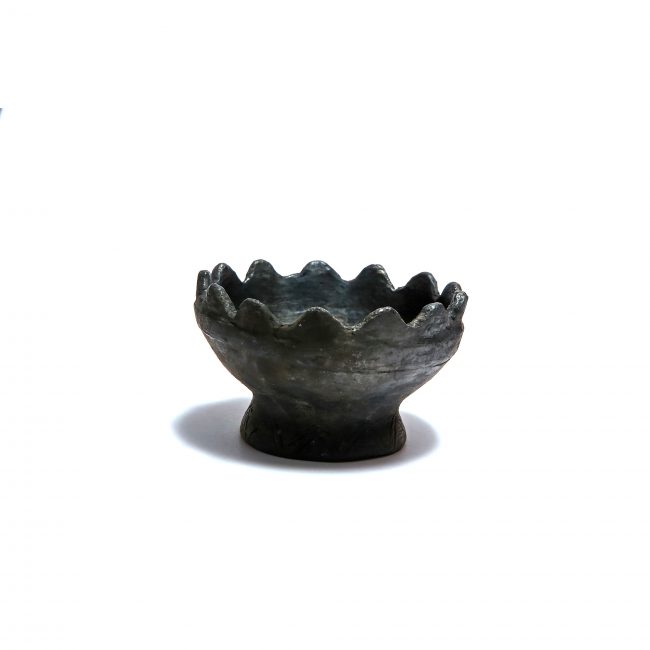 Handcrafted Brown Lotus Bowl