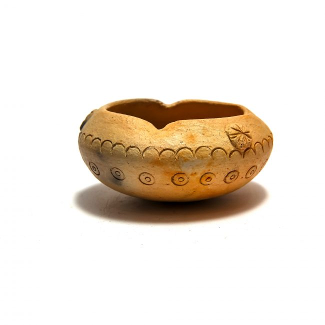 Handcrafted Brown Ash Tray Big