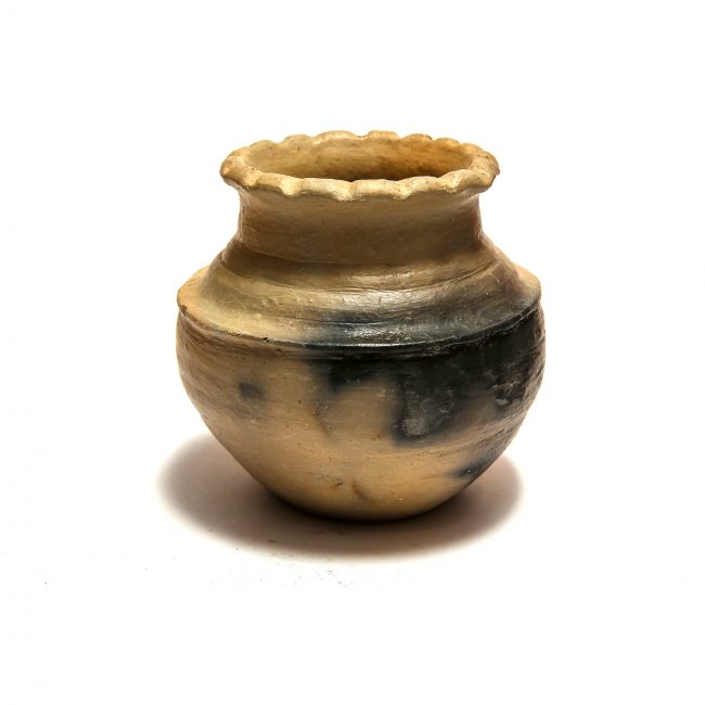 Handcrafted Brown Poorana Kumbham Large