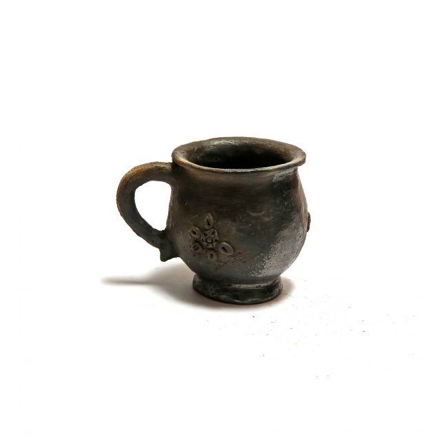 Handcrafted Brown Fancy Coffee Mug