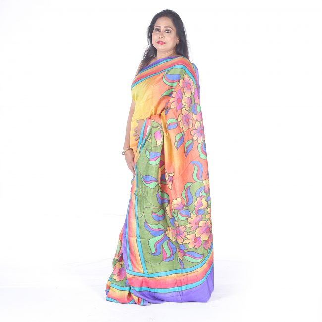 Handwoven Green Silk Saree