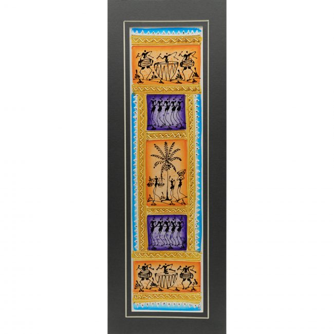 Handmade Multicolor Embosis Painting Mount