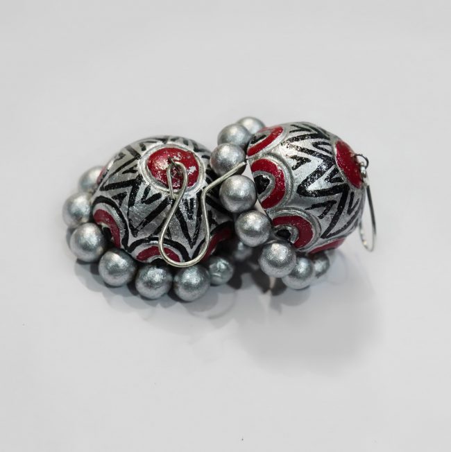 Handmade Terracotta Jhumka Earrings – Eco-Friendly Tribal Jewelry | Tribes India