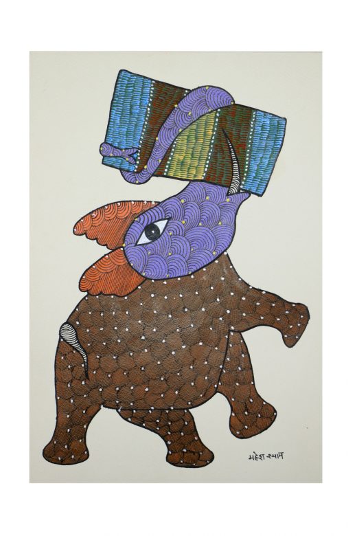 Handmade Multicolor Gond Paper Painting