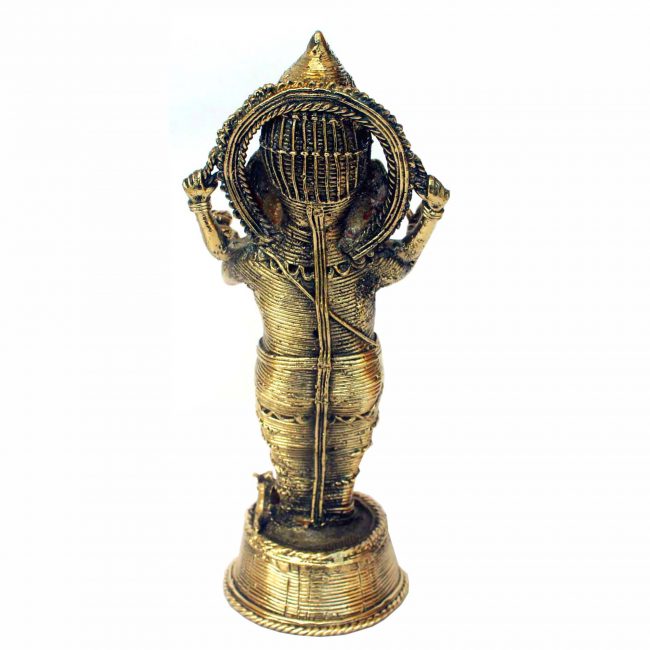 Handcrafted Metal Ganesh Standing
