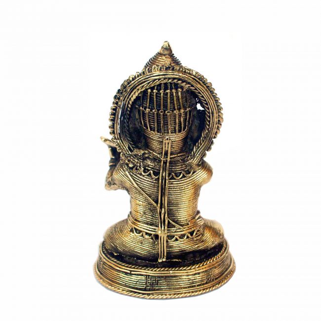 Handcrafted Metal Ganesh Sitting