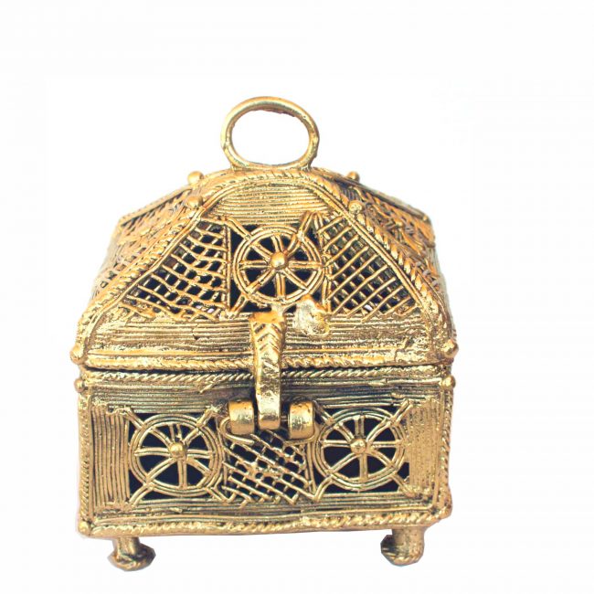 Handcrafted Metal 4 Corner Box