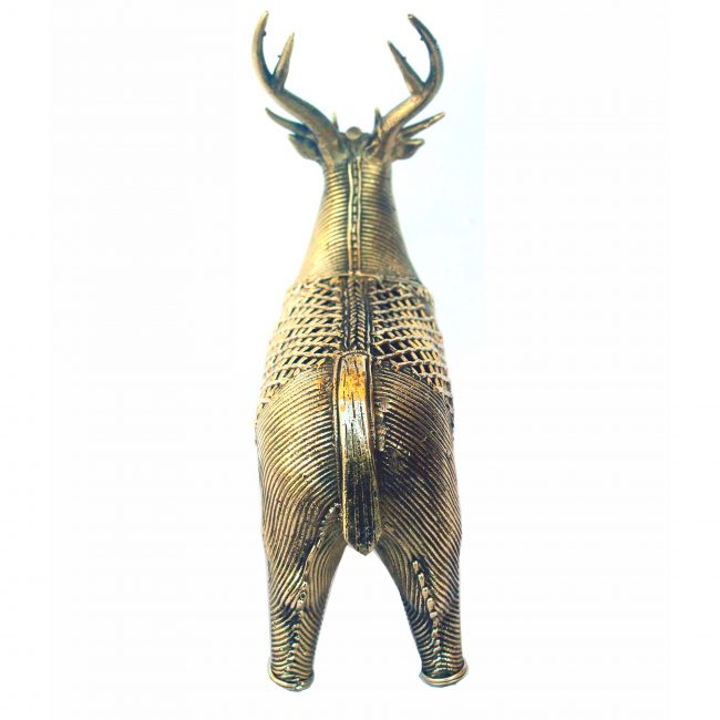 Handcrafted Metal Net Big Deer
