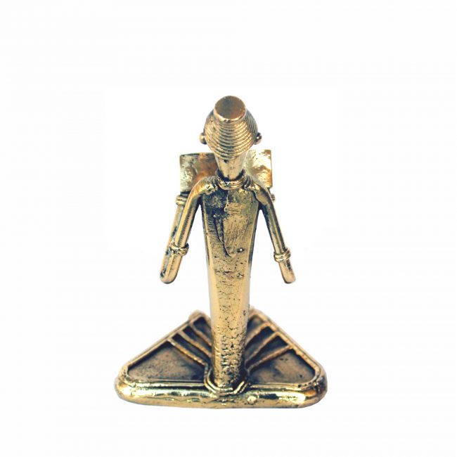 Handcrafted Metal Lady Reading Book
