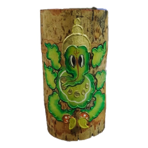 Bamboo Handcrafted Ganesha Wall Hanging (Small)