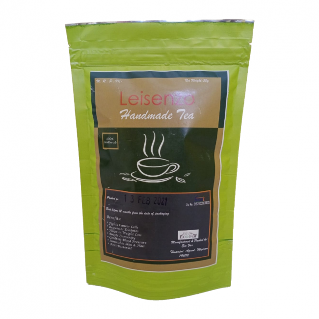 Handmade Leisenzo Organic Green Tea (50 Grams)