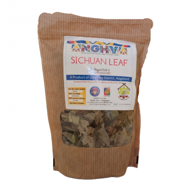 Anghya Organic Sichuan Leaf From The Hills Of Nagaland (50 Grams)