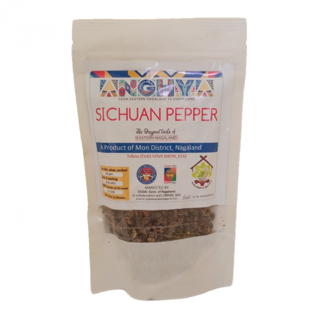 Organic Sichuan Pepper from Nagaland (50 Grams)