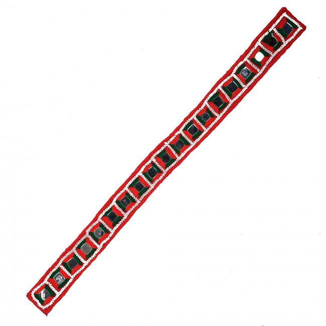 Shiny Mirror Lace Border Patch 25 inch (Multi-Color)