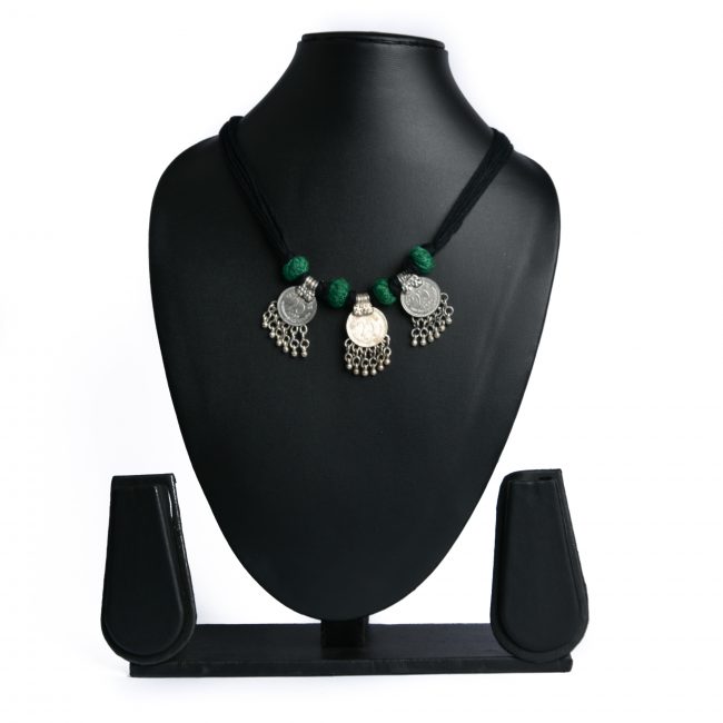 Handmade Ghoongru Coin Necklace for Women