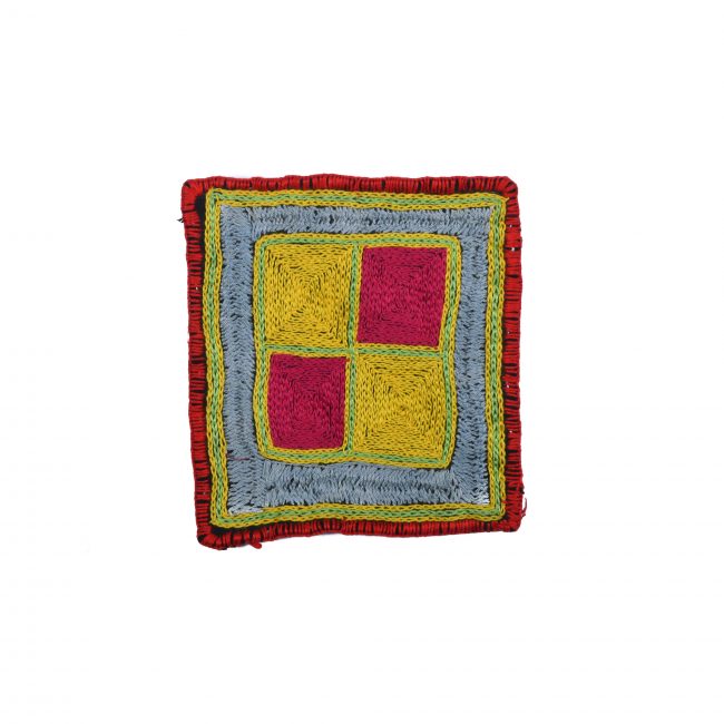 Tribes India Handmade Tea Coaster (Assorted Colors)
