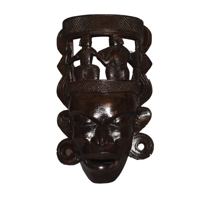 Handcrafted Multicolor Wooden Mask