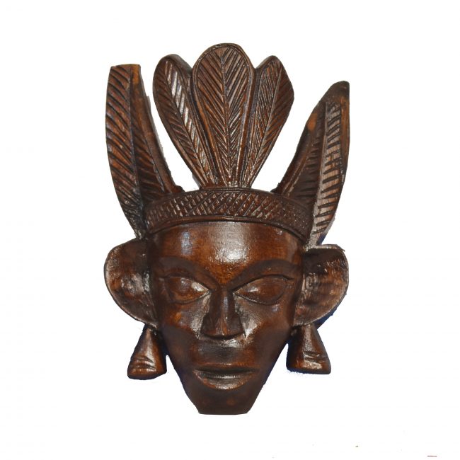 Handcrafted Multicolor Wooden Mask