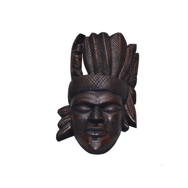 Handcrafted Multicolor Wooden Mask