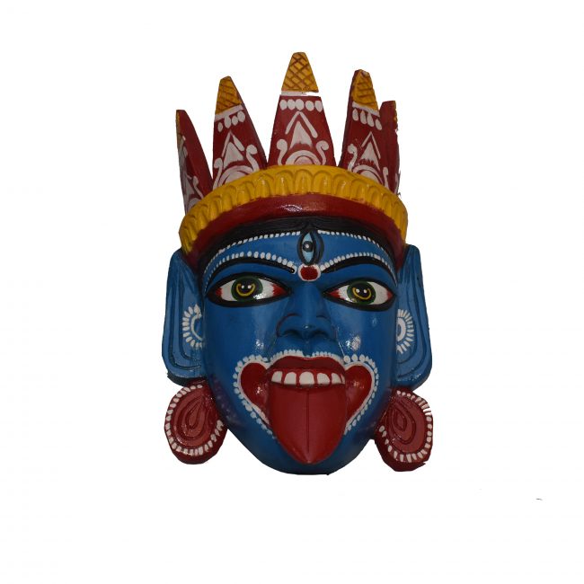 Handcrafted Multicolor Wooden Mask