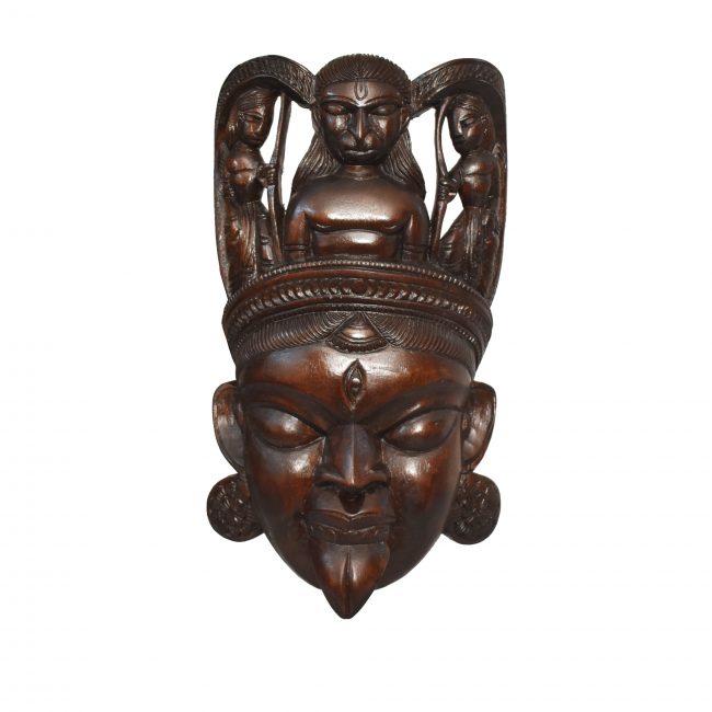 Handcrafted Multicolor Wooden Mask