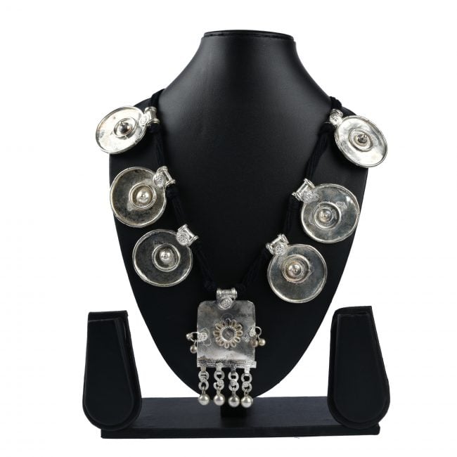 Tribes India Handmade Square Pendent Necklace