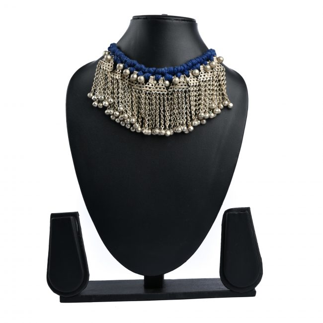 Tribes India Handmade Ghoongru Thitri Ka Chowkad/Necklace