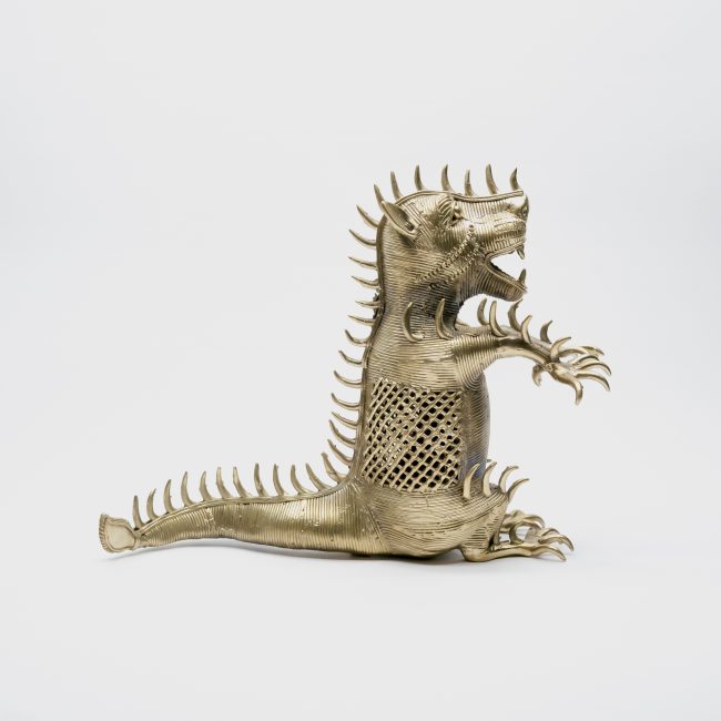 Handcrafted Dhokra Metal Dinosaur