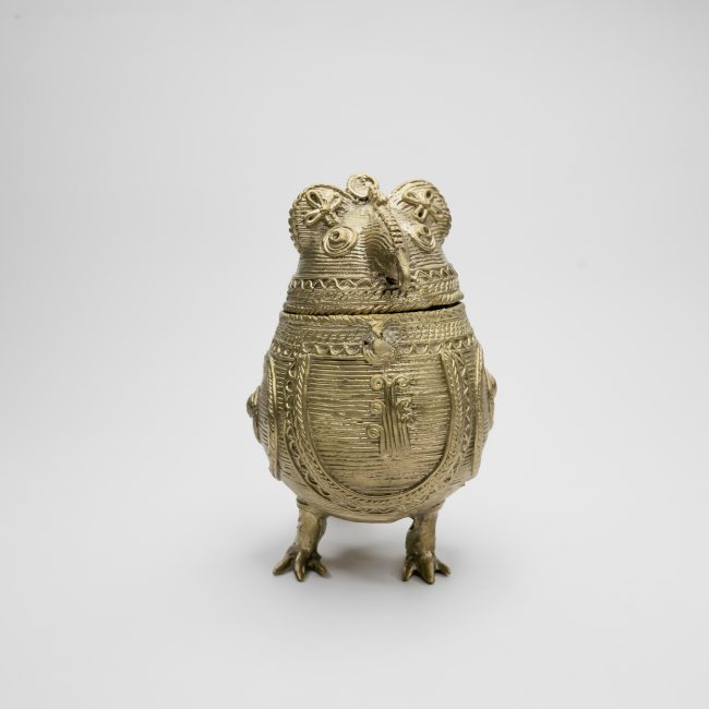 Handcrafted Dhokra Metal Owl Box